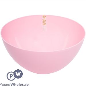 Bello Pink Plastic Salad Bowl 3l