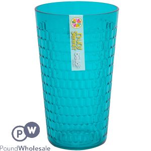 Bello Plastic Teal Honeycomb Tall Tumbler 600ml