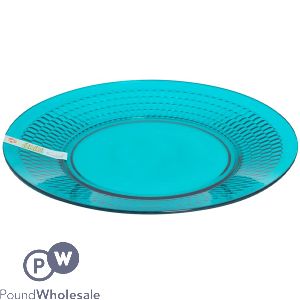 Bello Plastic Teal Honeycomb Plate 26.5cm