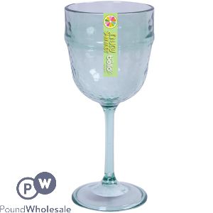 Bello Plastic Glass Effect Wine Goblet 350ml