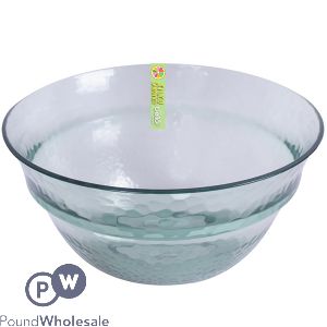 Bello Plastic Glass Effect Large Bowl 2800ml