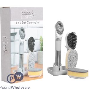 Coco &amp; Gray 4-in-1 Dish Cleaning Set