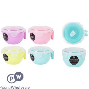 Microwave Lunch Bowl With Lid 4 Colours