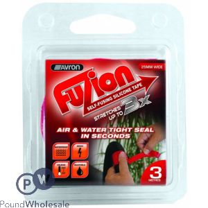 Fuzion Self-Fusing Silicone Tape 25mm X 3m