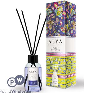 Alya Bamboo Stick Violet Bomb Reed Diffuser 100ml