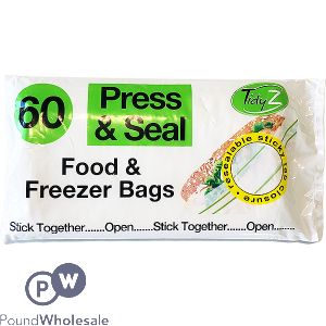 Wholesale Tidyz Large Clear Freezer Bags 200 Pack