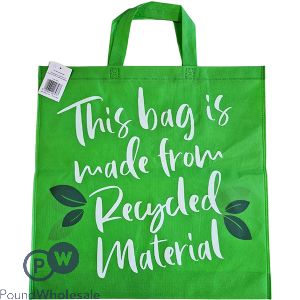 Green Recycled Non-woven Shopping Bag