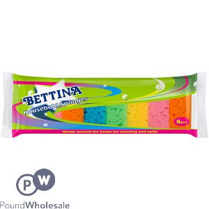 BETTINA HOUSEHOLD SPONGES ASSORTED COLOURS