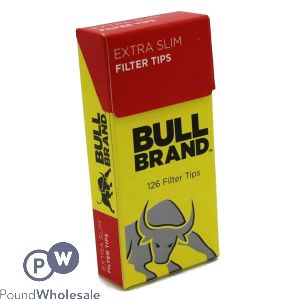 Bull Brand Extra Slim Pop-Up 5.3mm Filter Tips 2 Pack