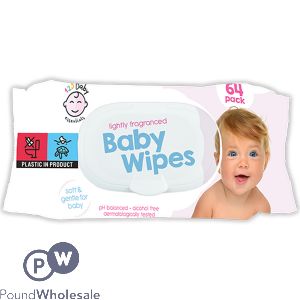 Rumbles Fragranced Baby Wipes 64 Pack Cdu