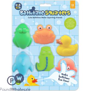 Rub A Dub Bathtime Animal Squirters 6 Pack