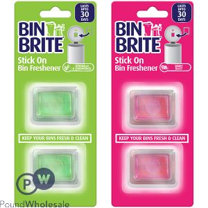 Bin Brite Berry Blast & Citronella Stick-on Bin Freshener Cdu Mixed