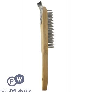 4 Row Wire Brush With Scraper