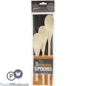 COOK'S CHOICE 3 WOODEN SPOONS