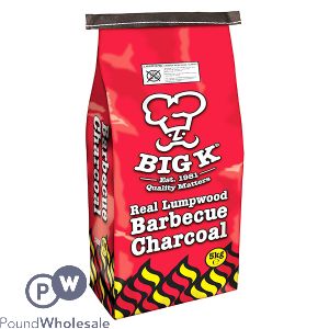 Big K Real Lumpwood Barbecue Charcoal 5kg