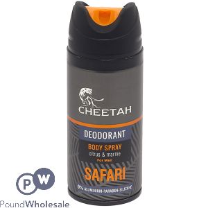 Cheetah Safari Men's Deodorant Body Spray 150ml