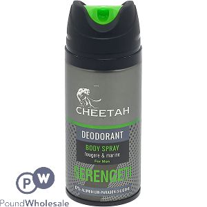 Cheetah Serengeti Men's Deodorant Body Spray 150ml