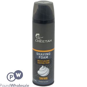 Cheetah Safari Moisturising Shaving Foam 250ml