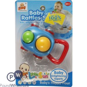 Baby Rattle Car Set With Balls In Wheels 3m+