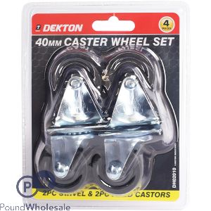 Dekton 40mm Castor Wheel Set 4pc