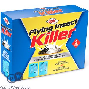 Doff 2-In-1 Flying Insect Killer 2 Pack EXPIRED STOCK 