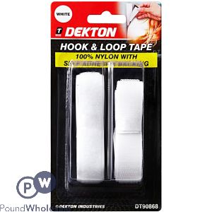 Dekton Hook & Loop Tape White