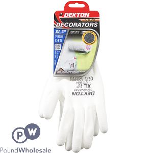Dekton PU-Coated Decorators Work Gloves 10/Xl
