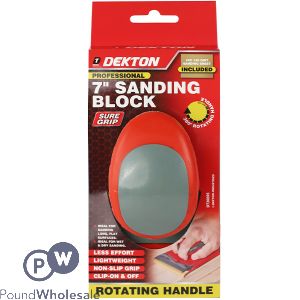 Dekton Professional Rotating Sanding Block 7"