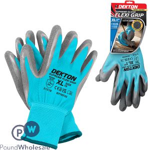 Dekton Latex-Coated Flexi Grip Supreme Work Gloves XL