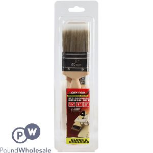 Dekton Precision Gloss & Emulsion Paint Brush Set 3pc