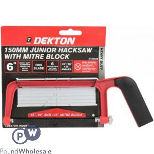 Dekton 150mm Junior Hacksaw With Mitre Block