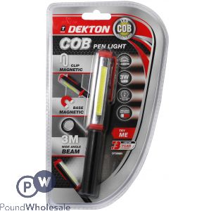 Dekton Inspection LED Cob Wide Angle Pen Light 3m