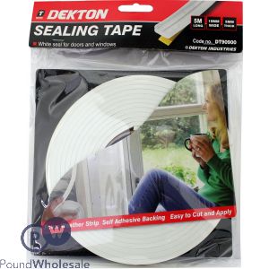 Dekton White Draught Excluding Sealing Tape 5m