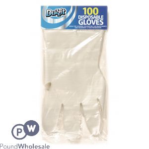 Duzzit Disposable Gloves 100 Pack