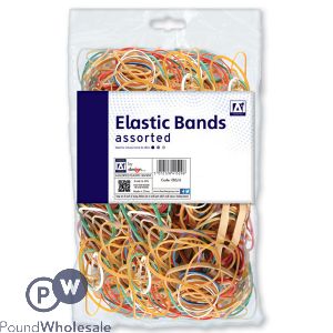 Assorted Elastic Bands 60g