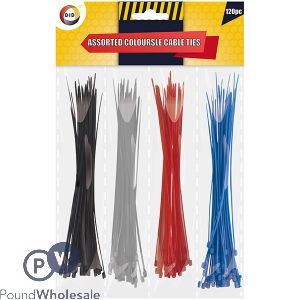 DID Cable Ties Assorted Colours 120pc