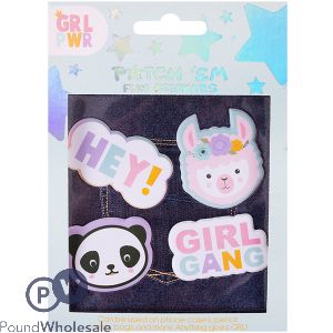 Grl Pwr Fun Sticky Patches 4 Pack