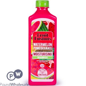 Fruit Fusions Watermelon &amp; Pomegranate Moisturising Shampoo 600ml