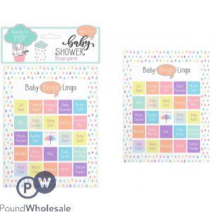 Baby Shower Bingo Game 12 Pack