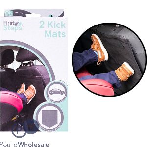 First Steps Car Kick Mats 2 Pack