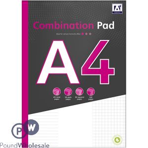 A4 Combination Pad 100 Pages