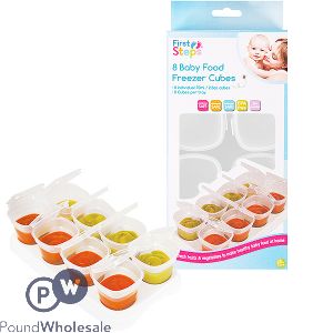 First Steps Baby Food Freezer Cubes 8 Pack