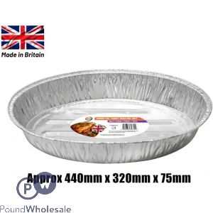 Did Jumbo Foil Turkey Roasting Tray 44cm X 32cm X 7.5cm