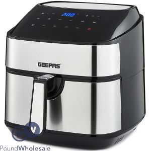 Geepas 10-in-1 1800w Rapid-cook Vortex Digital Air Fryer 7.5l