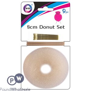 Did 8cm Hairbun Donut Set 9pc