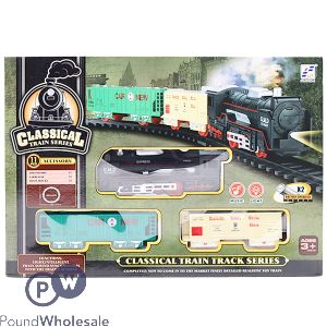 Classical Battery-powered Train Play Set Boxed