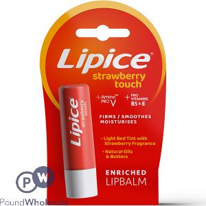 Lipice Strawberry Touch Enriched Lip Balm