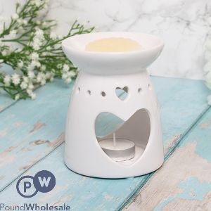 Leonardo Desire Aroma White Heart Wax Oil Burner