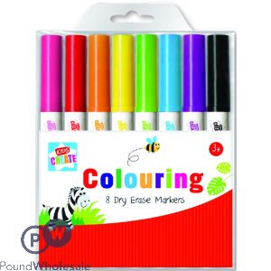 Kids Create 8 Washable Colouring Markers