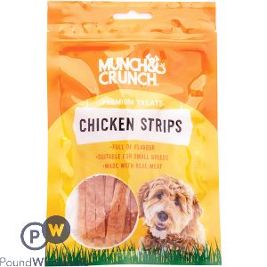 Munch & Crunch Premium Chicken Strips Dog Treat 70g